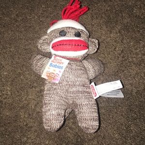Sock-monkey toy
